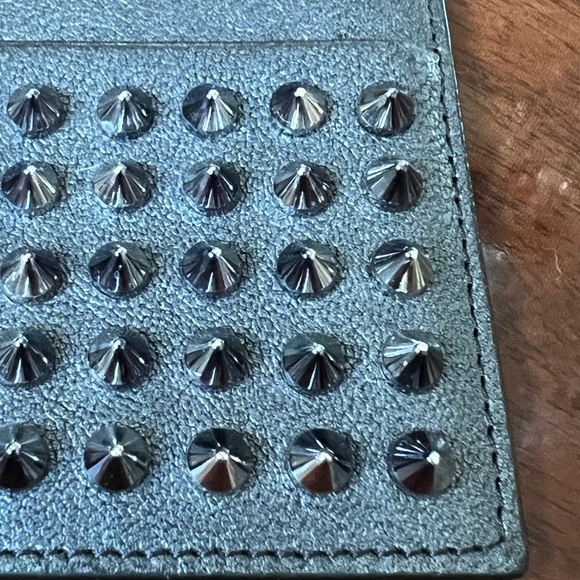 Christian Louboutin gunmetal card holder. - Picture 5 of 8